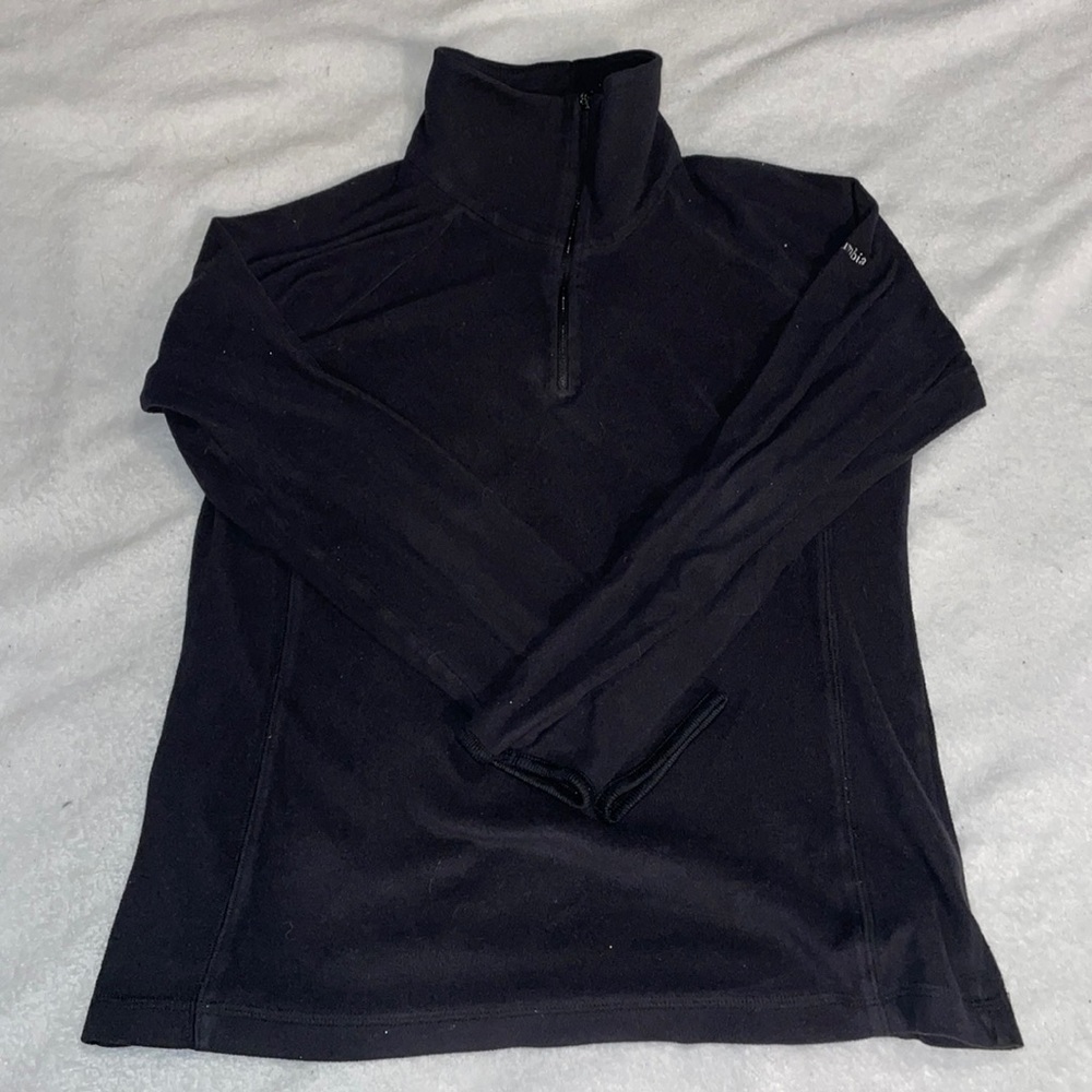 Columbia 3 quarter zip sweater